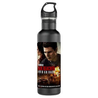 Mens Best Jack Reacher TV Serie Grafische T-Shirts Edelstahlflasche