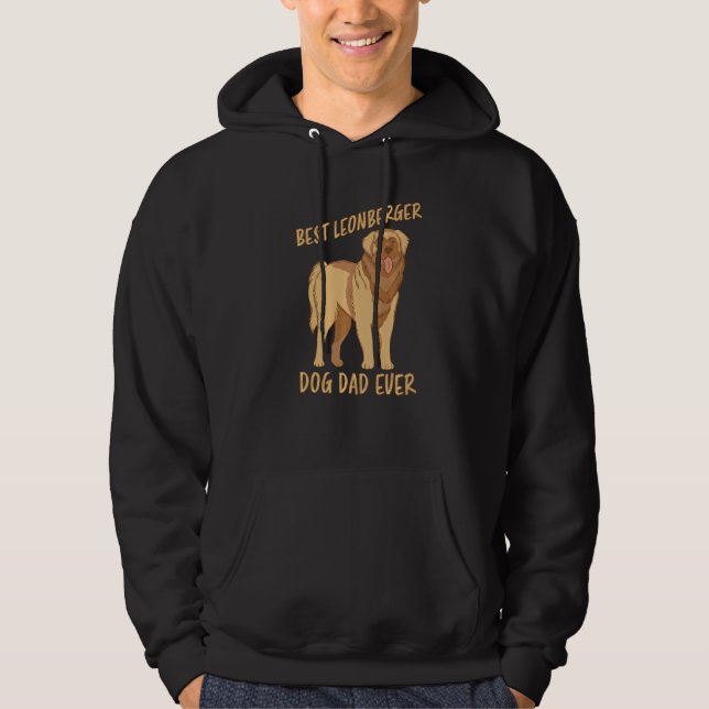 Mens Best Leonberger Ever Vater Dog Leonberger Say Hoodie (Vorderseite)