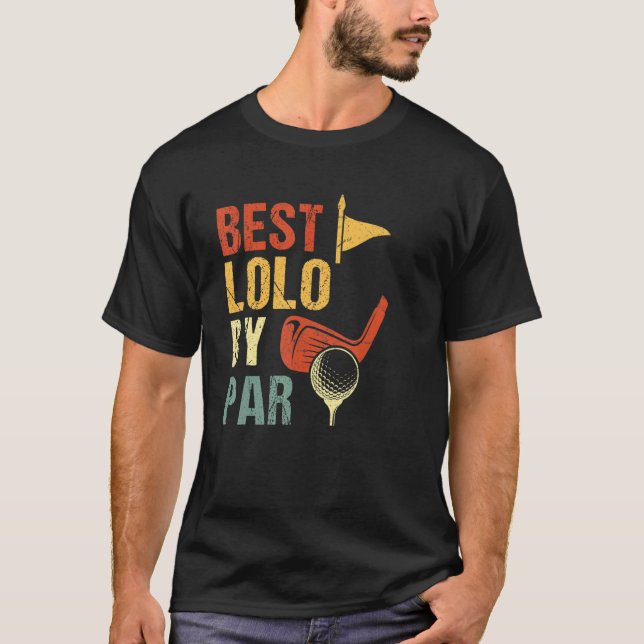 Mens Best Lolo By Par Golf T-Shirt (Vorderseite)