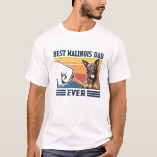 Mens Best Malinois Vater Ever Funny Dog Lover Vate T-Shirt