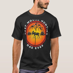Mens BEST MOOSE JAGING VATER JE MOOSE JETZT JETZT T-Shirt
