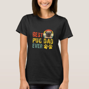 Mens Best Mops Vater Ever Mops Dog Besitzer Vintag T-Shirt