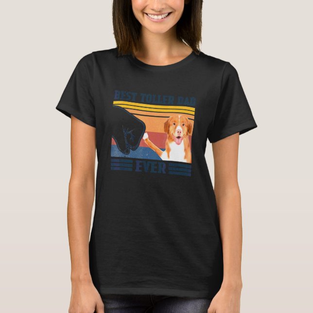 Mens Best Nova Scotia Duck Tolling Retriever Vater T-Shirt (Vorderseite)