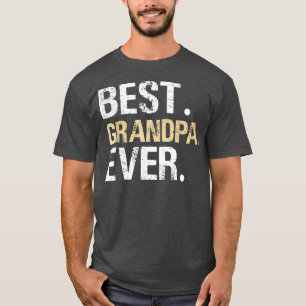 Mens Best Opa jemals Grafik Große Väter Tag T-Shirt