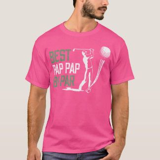 Mens Best Pap Pap By Par Father'S Day Gifts Golf L T-Shirt