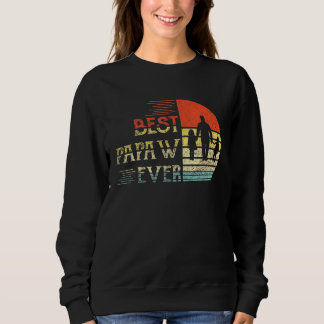 Mens Best Papaw jemals Vintag Beste Papa je Raine Sweatshirt