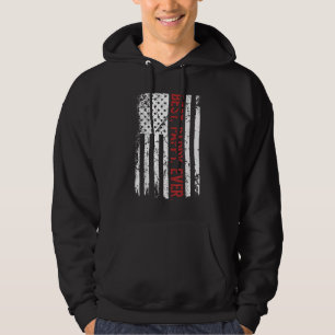 Mens Best Pappy je US-amerikanische Flagge für Vat Hoodie