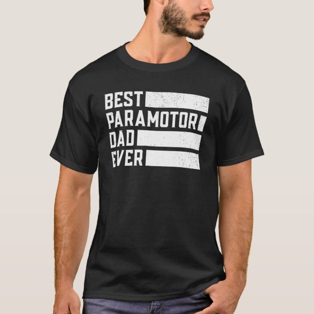 Mens Best Paragliding Vater je Parachute Paraglidi T-Shirt (Vorderseite)
