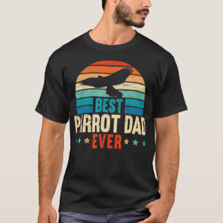 Mens Best Parrot Vater je Vogelbeobachtung Bird Lo T-Shirt