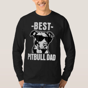 Mens Best Pitbull Vater Funny Pit Bull Dog Mens T-Shirt