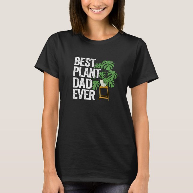 Mens Best Plant Dad Ever Garden Landscaper Gardene T-Shirt (Vorderseite)