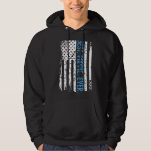 Mens Best Poppie je US-amerikanische Flagge für Va Hoodie