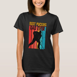 Mens Best Pucking Vater Ever Vatertag Hockey T-Shirt
