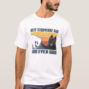 Mens Best Schipperke Vater Ever Funny Dog Lover Fa T-Shirt