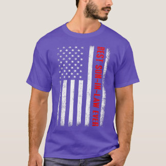 Mens Best Son in Law jemals amerikanischer Flaggen T-Shirt