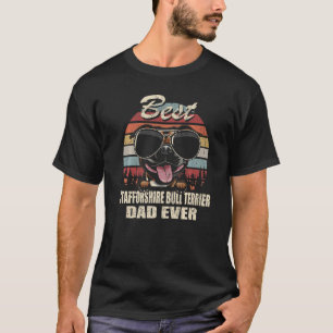 Mens Best Stafforshire Bull Terrier Vater je Fathe T-Shirt