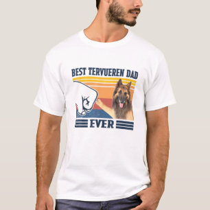 Mens Best Tervueren Vater Ever Funny Dog Lover Fat T-Shirt