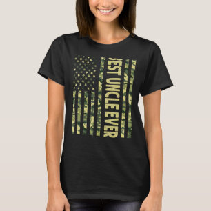 Mens Best Uncle Ever US American Flag Großpa Fan T-Shirt