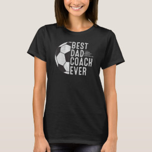 Mens Best Vater Coach je Fußball Vater Coach Vater T-Shirt