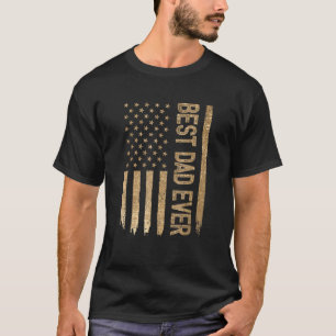 Mens Best Vater je US-amerikanische Flagge Camoufl T-Shirt