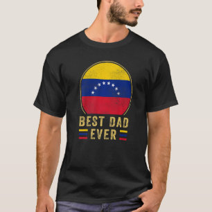 Mens Best Vater je venezolanischer Vater Land Vene T-Shirt