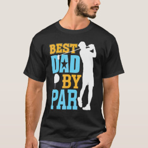 Mens Best Vater Par Vatertag Golf T-Shirt