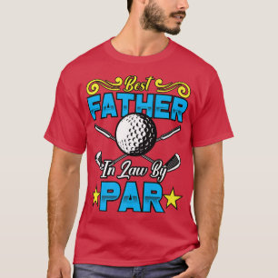 Mens Best VaterInLaw per Par, Golf Lover T-Shirt