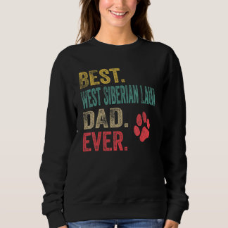 Mens Best West Sibirien Laika Vater Vintag Fett Sweatshirt