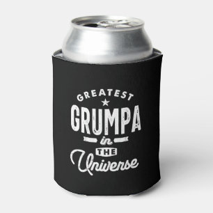 Mens Bester Grumpa im Universum Großvater-Geschenk Dosenkühler