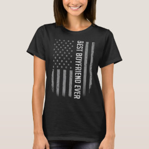 Mens Bester Pate je amerikanische Flagge für das G T-Shirt