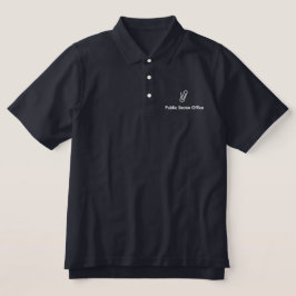 Mens bestickt Polo