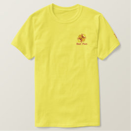 Mens' bestickter Basic-T - Shirt