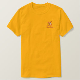 Mens' bestickter Basic-T - Shirt