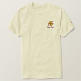 Mens' bestickter Basic-T - Shirt