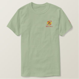 Mens' bestickter Basic-T - Shirt