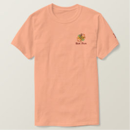 Mens' bestickter Basic-T - Shirt