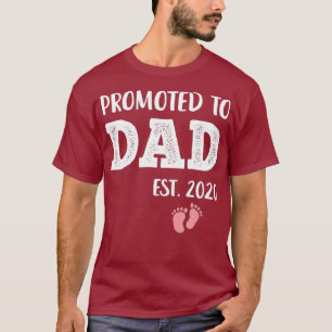 Mens beworben Est 2020 Girl New Dad Geschenk bald  T-Shirt