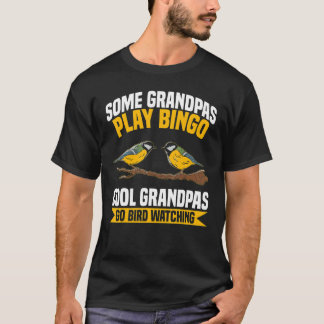 Mens Bird Watching   Cool Grandpas Go Bird Watchin T-Shirt