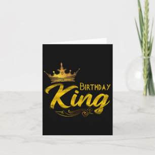 Mens Birthday King Man Daddy Funny Vathday Karte