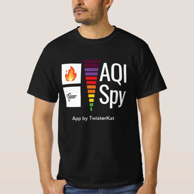 Mens Black Crew Tee Shirt (Vorderseite)