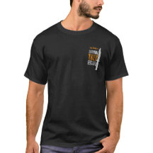 Mens blk T - Überlebensfehler ist keine Option