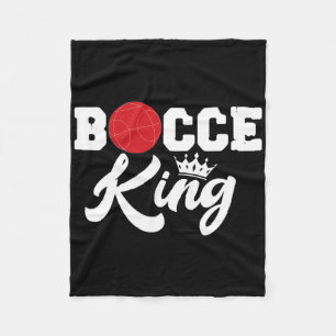 Mens Bocce King Bocci Spieler Italienischer Ladera Fleecedecke