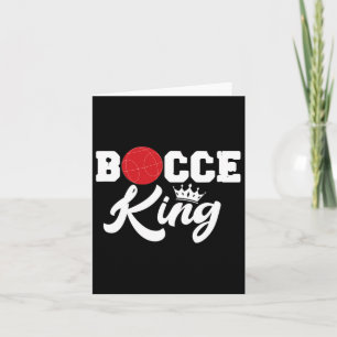 Mens Bocce King Bocci Spieler Italienischer Ladera Karte