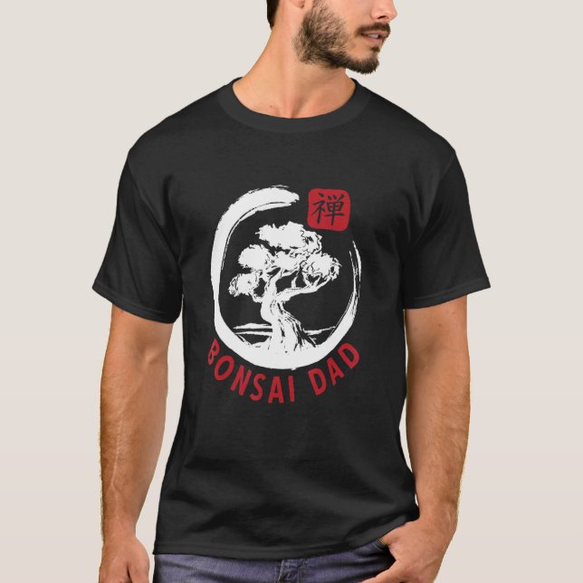 Mens Bonsai Vater Gardener Japanische Tradition T-Shirt (Vorderseite)