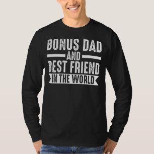 Mens Bonus Vater und bester Freund in der Stepda T-Shirt
