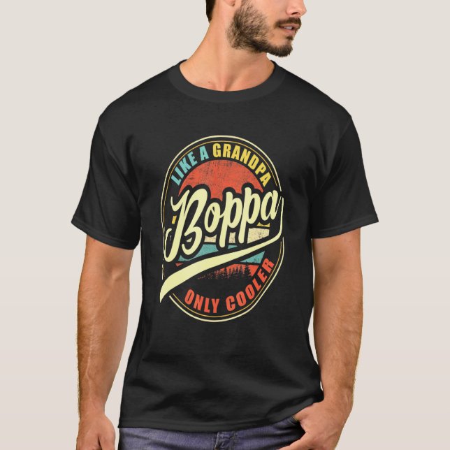 Mens Boppa wie ein Opa nur Cooler T-Shirt (Vorderseite)