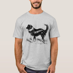 Mens Border Collie Dog T-Shirt