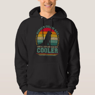 Mens Border Collie Vater wie ein regelmäßiger Vate Hoodie