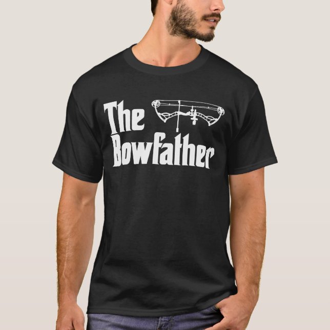 Mens BowVater Funny Archery Compound Bow T-Shirt (Vorderseite)