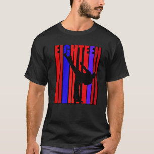 Mens Boys Karate Geburtstag 18. Feier Judo Ta T-Shirt